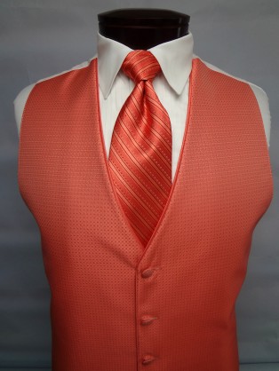 Palm Beach Coral Sterling Vest by Jean Yves