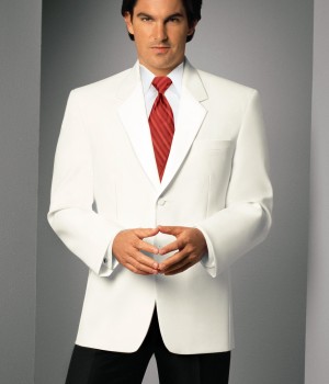 Jean Yves Ivory Two Button Tuxedo