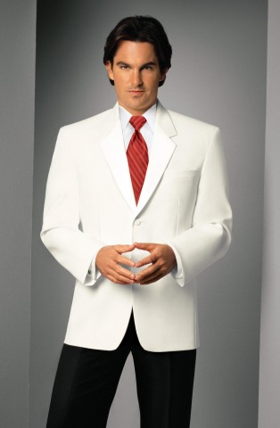 Jean Yves Ivory Two Button Tuxedo