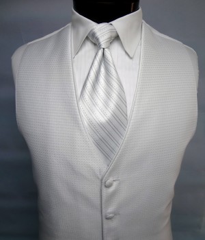 Pure White Sterling Vest by Jean Yves