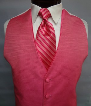 Light Fuchsia Sterling Vest by Jean Yves