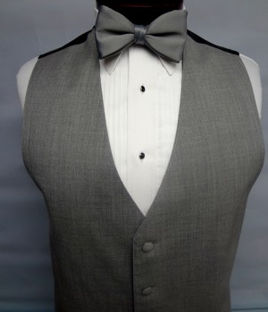 Light Grey Savoy Vest by Jean Yves