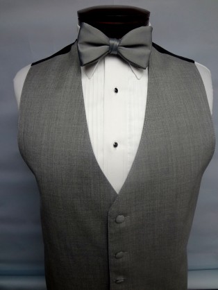 Light Grey Savoy Vest by Jean Yves