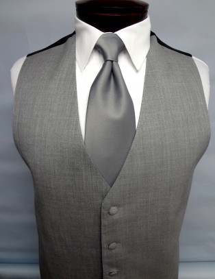 Light Grey Savoy Vest by Jean Yves