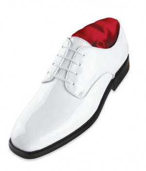 White Radio City Tuxedo Shoes