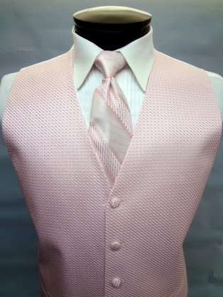 Light Pink Venetian Vest by Cardi