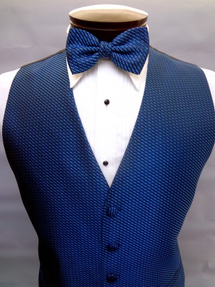 Royal Blue Venetian Vest by Cardi