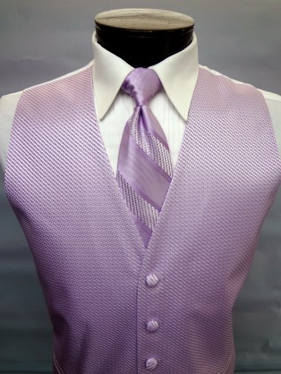 Lavender Venetian Vest by Cardi