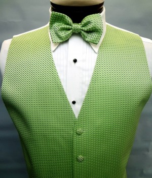 Lime Green Venetian Vest by Cardi