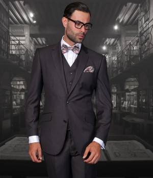 Charcoal Two Button Suit