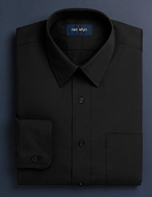 Black dress shirt