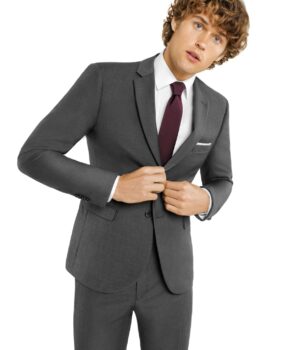 Two Button Grey Suit by Couture