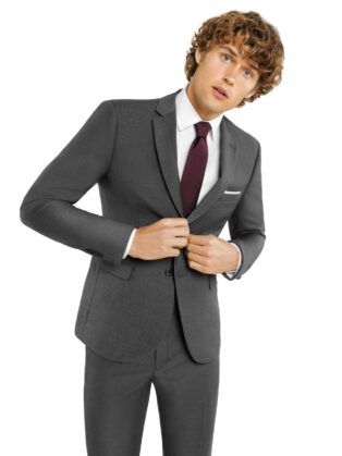 Two Button Grey Suit by Couture