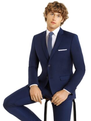 Two Button Blue Suit by Couture