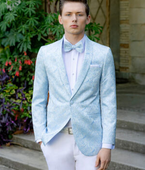 Paisley 1 Button Shawl Tuxedo