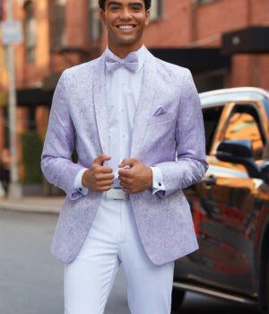 Paisley 1 Button Shawl Tuxedo