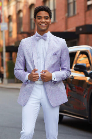 Paisley 1 Button Shawl Tuxedo