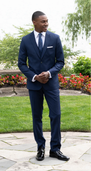 Navy Suit by Couture 1910